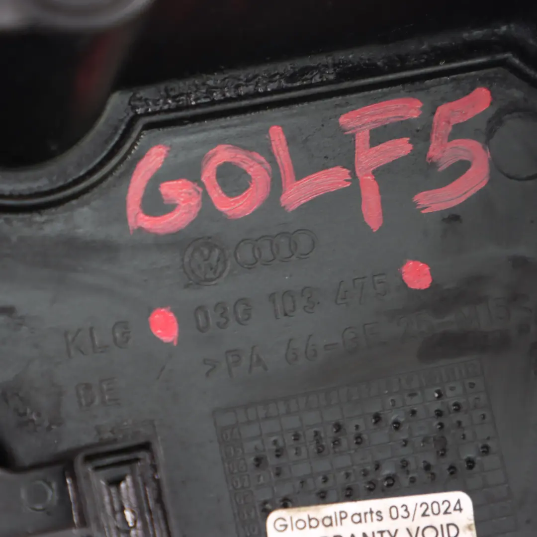 Cylinder Head Valves Cover to Volkswagen Golf 5 Audi A3 8P Seat Skoda Tdi with Part number 03G103475 Volkswagen Golf 5 Audi A3 8P Seat Skoda Tdi Cylinder Head Valves Cover - SKU 03G103475 - Part number 03G103475