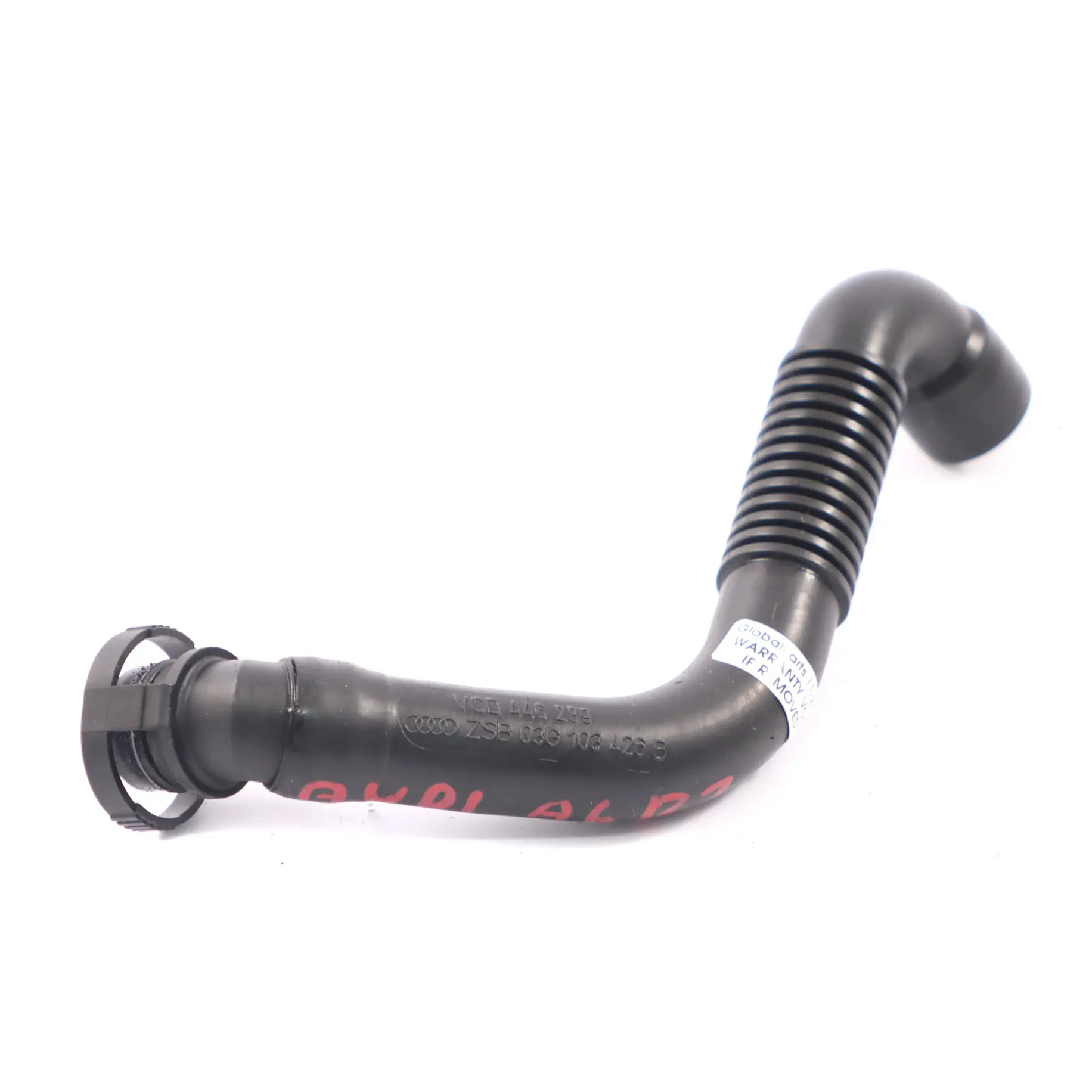 Audi A4 B7 2.0 TDI Diesel Vent Pipe Engine Crankcase Breather Hose 03G103493Q