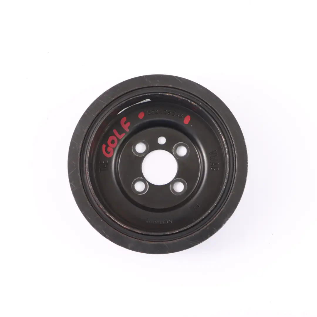 Mk5 Audi A3 8P Tdi Diesel Crankshaft Belt Drive Pulley to Volkswagen Golf with Part number 03G105243 Volkswagen Golf Mk5 Audi A3 8P Tdi Diesel Crankshaft Belt Drive Pulley - SKU 03G105243 - Part number 03G105243