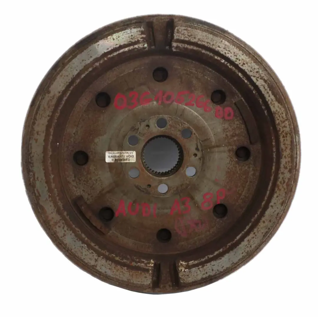 2.0TDI doppia massa volano diesel cambio automatico per Audi A3 8P con numero di parte 03G105266BD Audi A3 8P 2.0TDI doppia massa volano diesel cambio automatico - SKU 03G105266BD - Numero di parte 03G105266BD