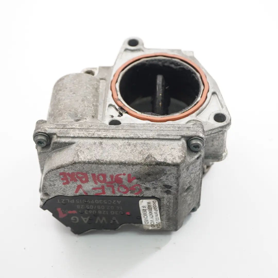 Audi A4 B7 TDI Diesel Throttle Body Valve Flap Air Intake - SKU 03G128063J - Part number 03G128063J
