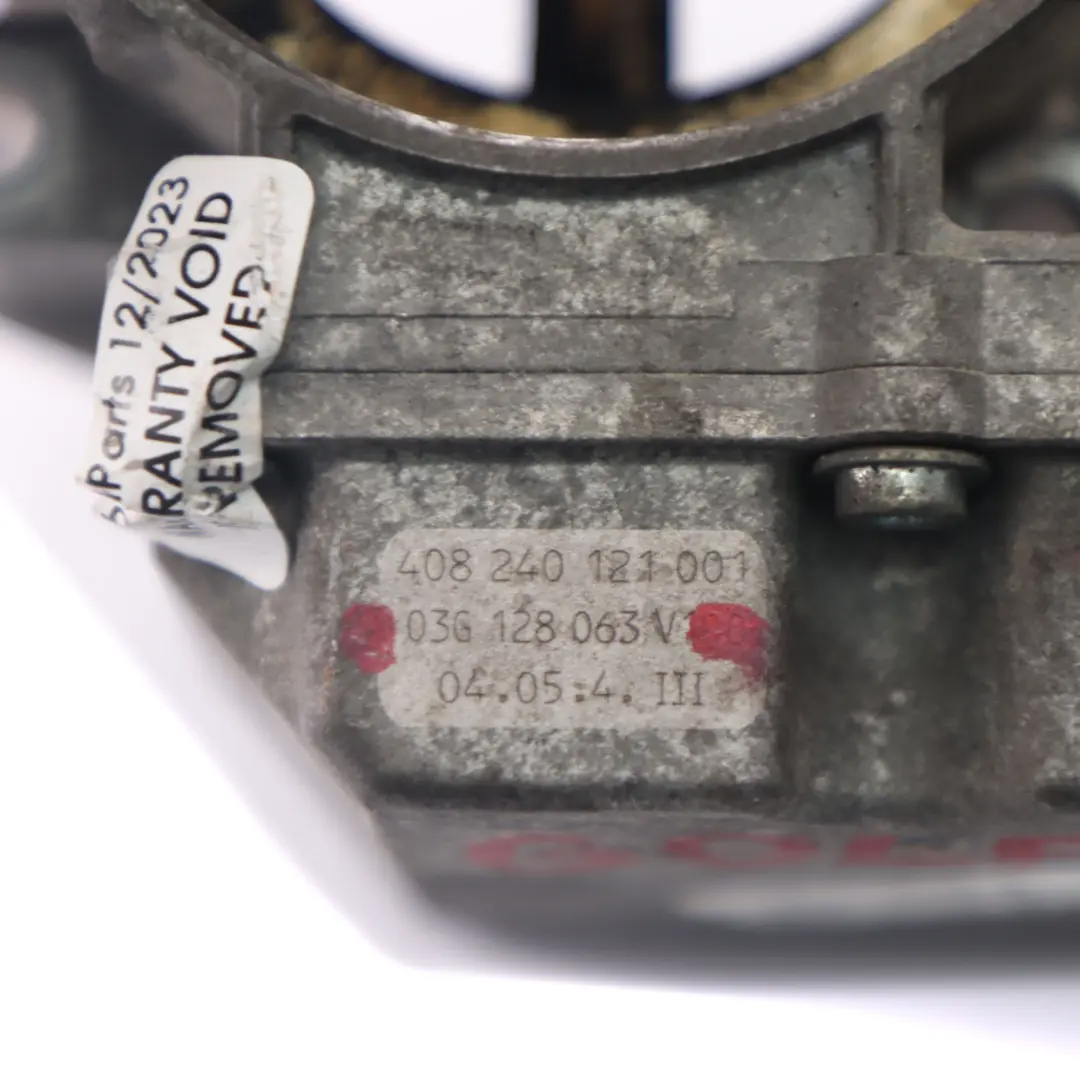 VW Volkswagen Golf 5 1.9 2.0 TDI Diesel Throttle Body Valve Flap - SKU 03G128063V - Part number 03G128063V
