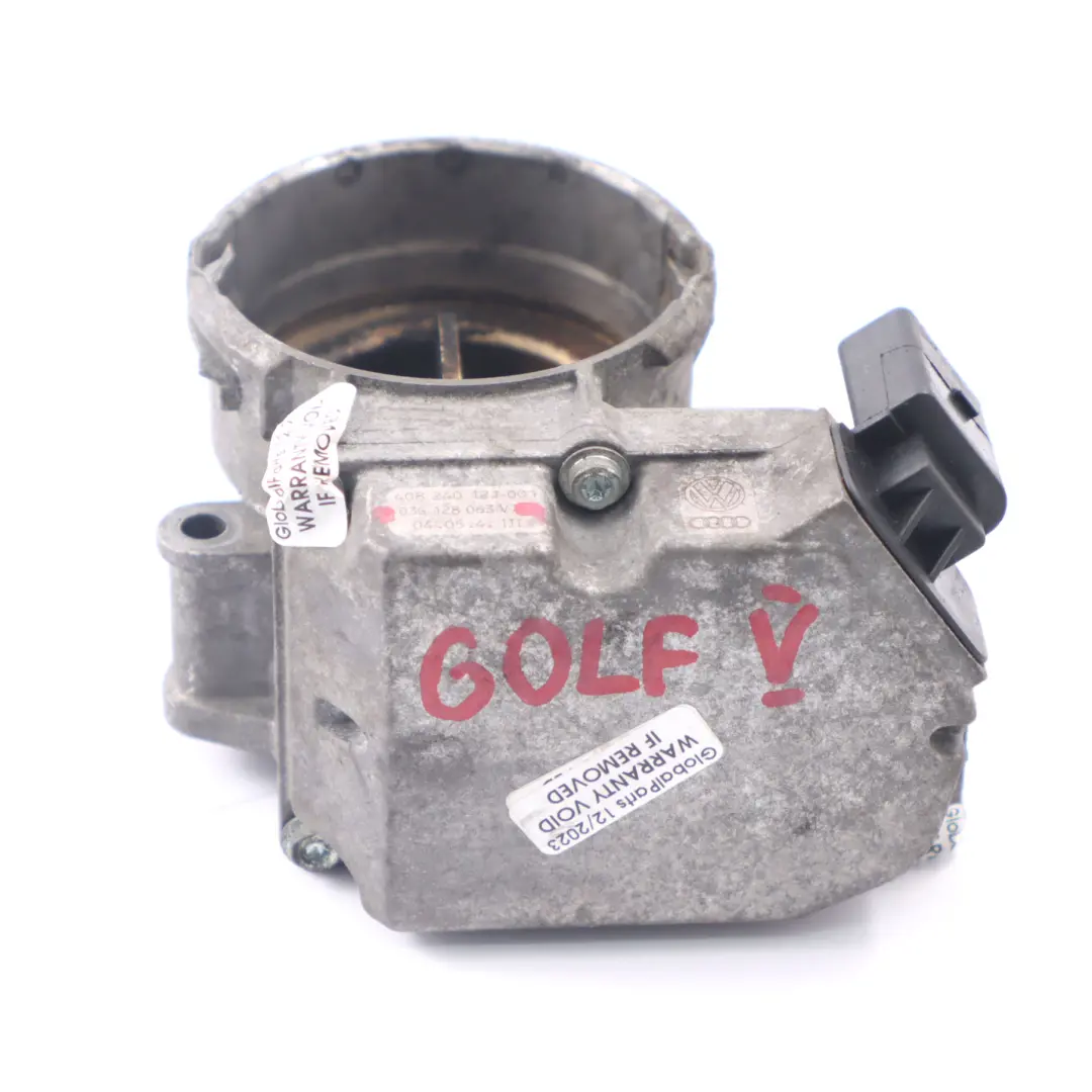 VW Volkswagen Golf 5 1.9 2.0 TDI Diesel Corpo farfallato valvola flap - SKU 03G128063V - Numero di parte 03G128063V