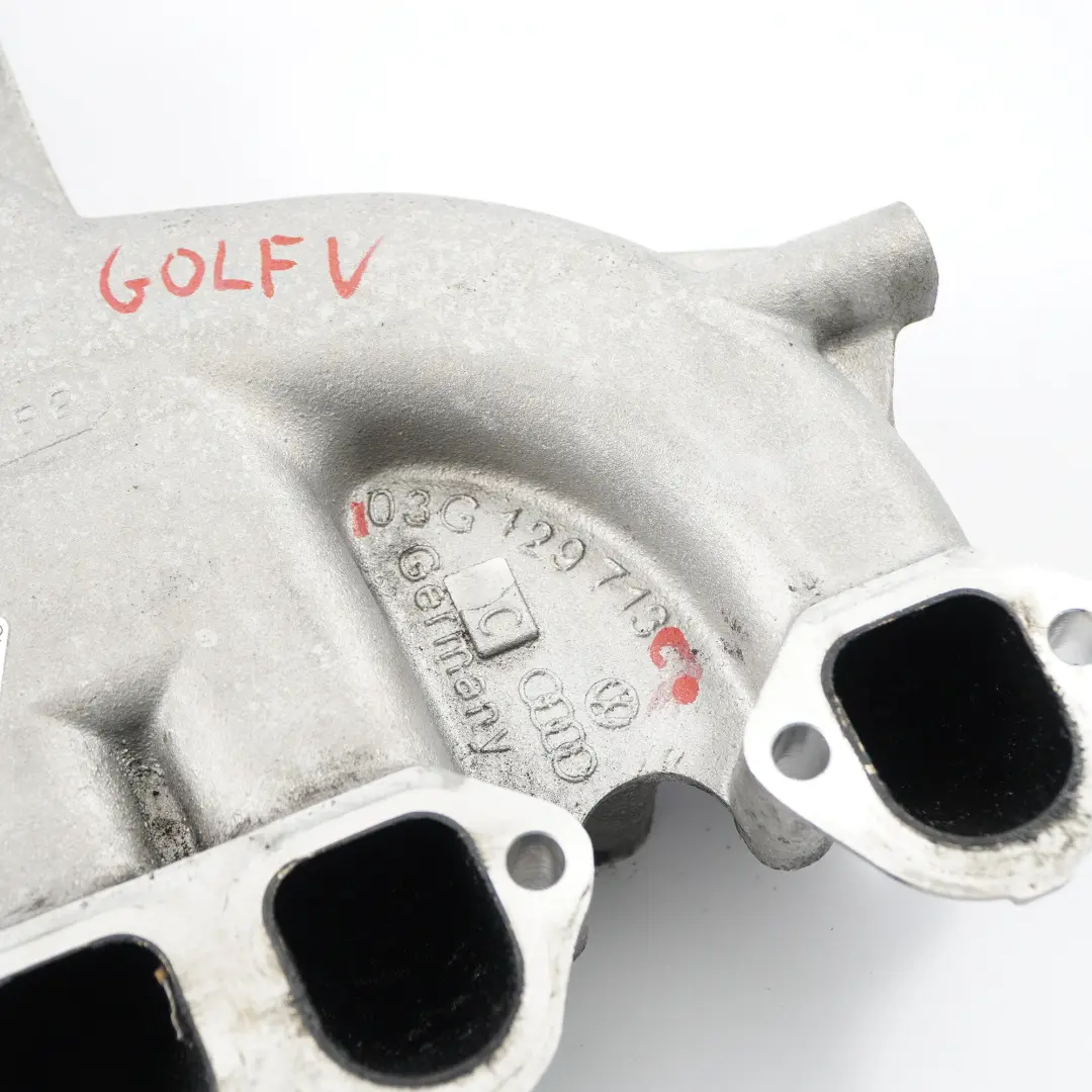 Intake Inlet Manifold C to VW Volkswagen Golf 5 1.9 TDI Diesel Air with Part number 03G129713C VW Volkswagen Golf 5 1.9 TDI Diesel Air Intake Inlet Manifold C - SKU 03G129713 - Part number 03G129713C