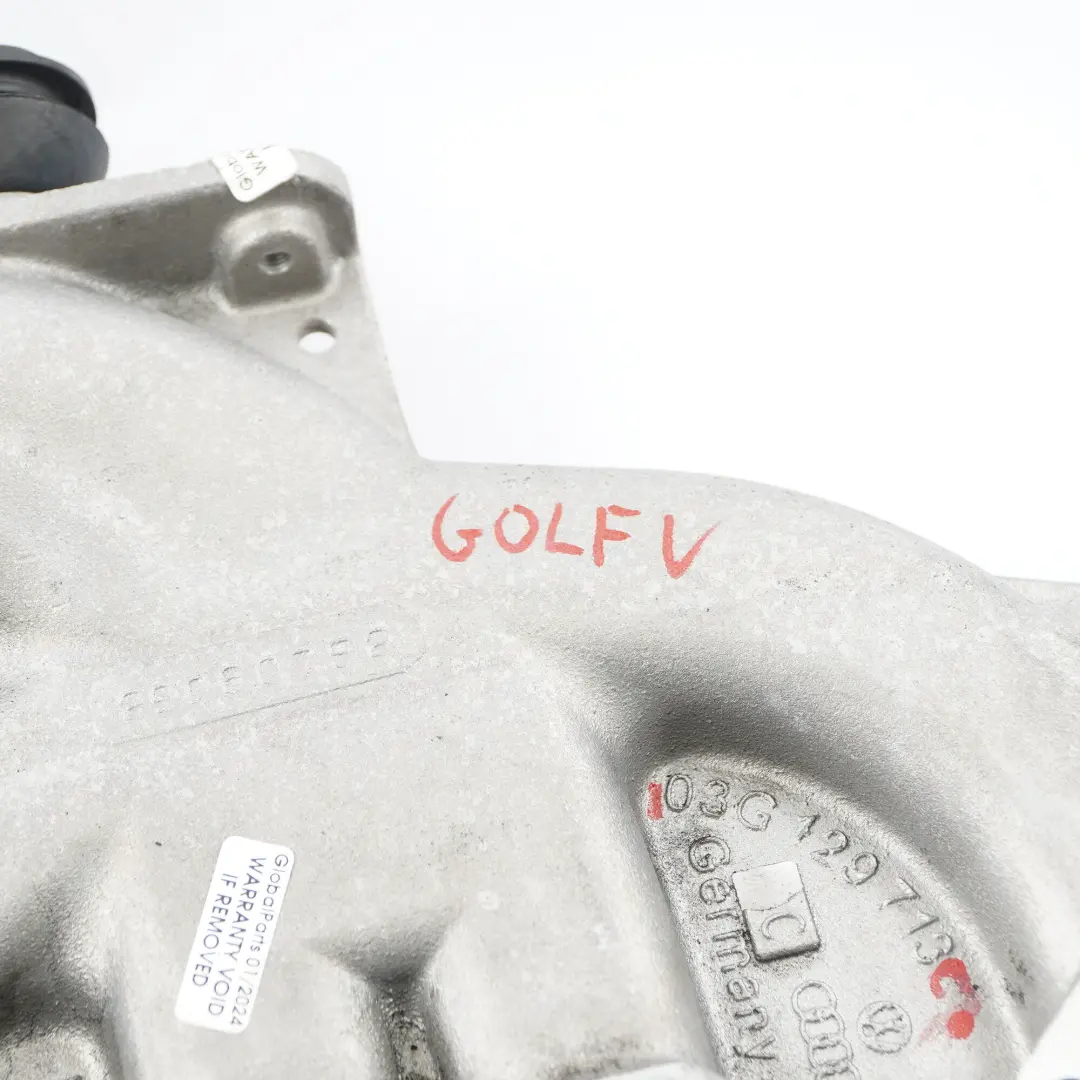 VW Volkswagen Golf 5 1.9 TDI Diesel Air Intake Inlet Manifold C - SKU 03G129713 - Part number 03G129713C