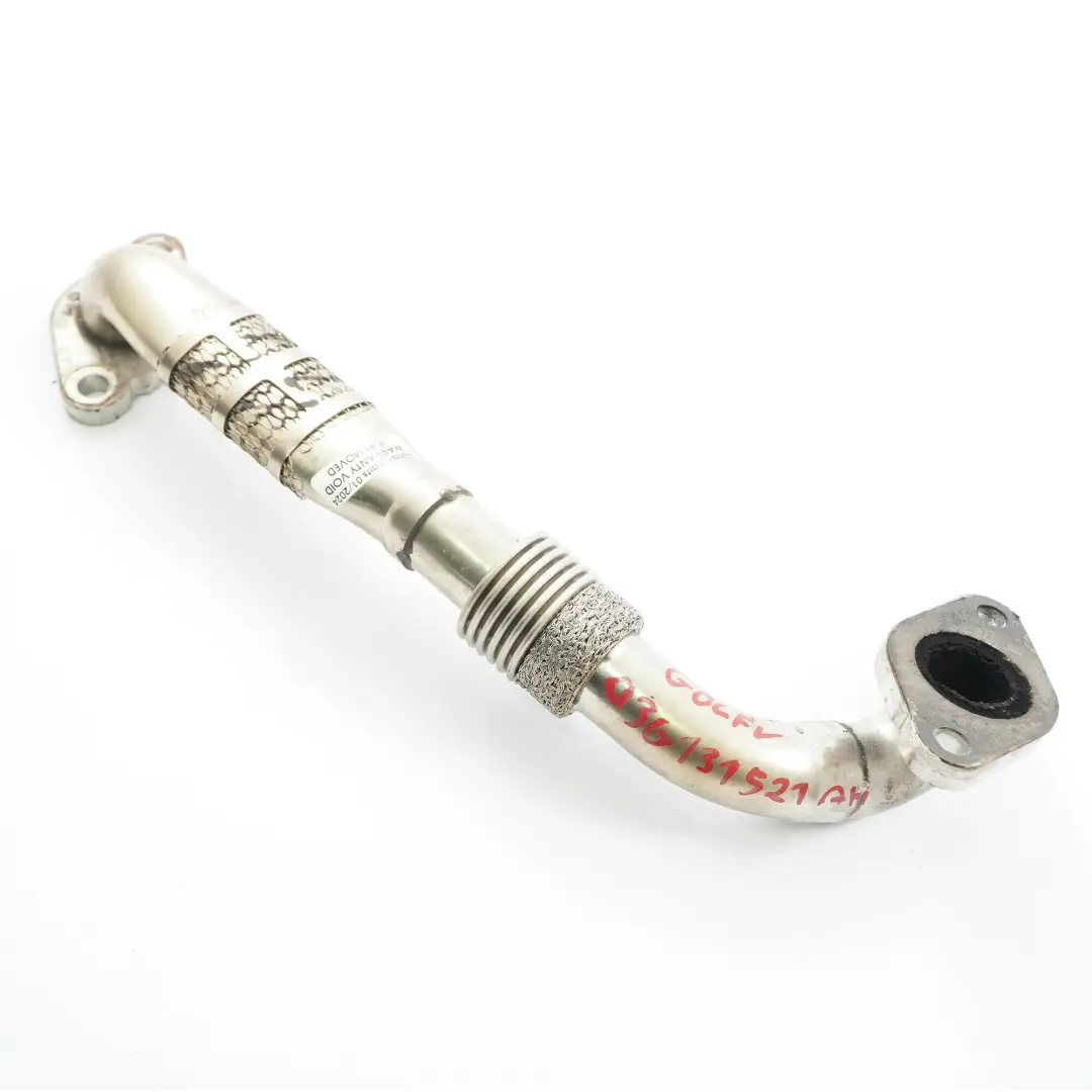 Tubo conexión de la válvula EGR para Volkswagen Seat Skoda Audi 1.9 TDI con número de pieza 03G131521AH Volkswagen Seat Skoda Audi 1.9 TDI Tubo conexión de la válvula EGR - SKU 03G131521AH - Número de pieza 03G131521AH