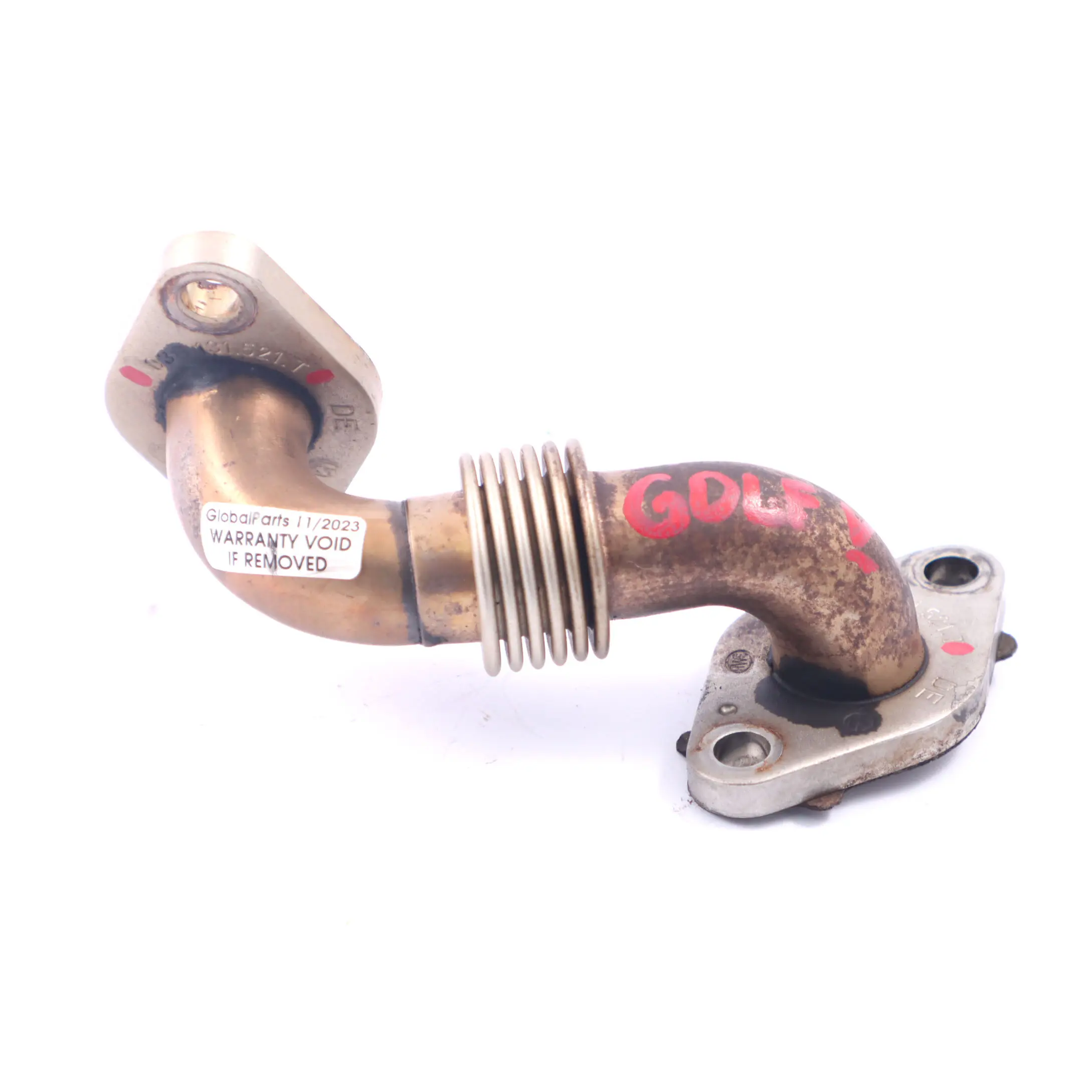 VW Golf 5 Audi A3 8P 2.0 TDI valvola raffreddamento EGR tubo 03G131521T