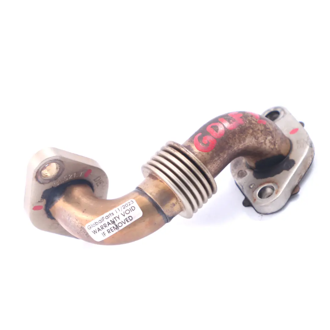 Valve Cooler Pipe Hose to VW Volkswagen Golf 5 Audi A3 8P 2.0 TDI EGR with Part number 03G131521T VW Volkswagen Golf 5 Audi A3 8P 2.0 TDI EGR Valve Cooler Pipe Hose - SKU 03G131521T - Part number 03G131521T