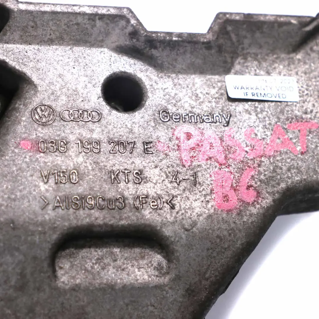 Mount Bracket Right O/S to VW Golf V Passat B6 2.0 TDI Diesel Engine with Part number 03G199207E VW Golf V Passat B6 2.0 TDI Diesel Engine Mount Bracket Right O/S - SKU 03G199207E - Part number 03G199207E