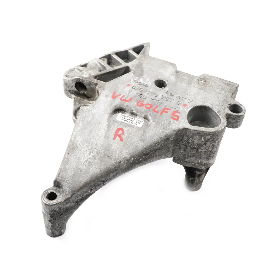 Staffa VW Audi Seat Skoda 1.9 TDi BXE BKC Supporto motore destro per con numero di parte 03G199207G Staffa VW Audi Seat Skoda 1.9 TDi BXE BKC Supporto motore destro - SKU 03G199207G - Numero di parte 03G199207G