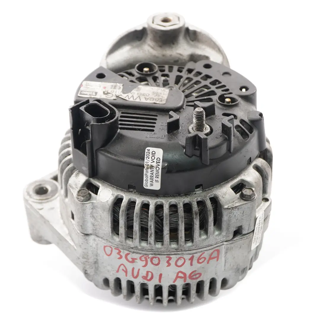 Audi A6 C6 2.0 TDI Alternatore Generatore 180A 14V - SKU 03G903016A - Numero di parte 03G903016A