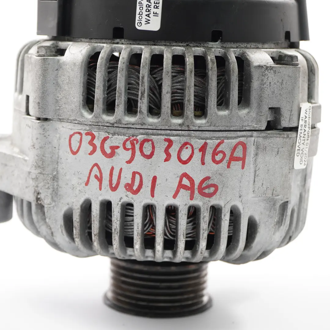 Audi A6 C6 2.0 TDI Lichtmaschine Generator 180A 14V - SKU 03G903016A - Teilenummer 03G903016A