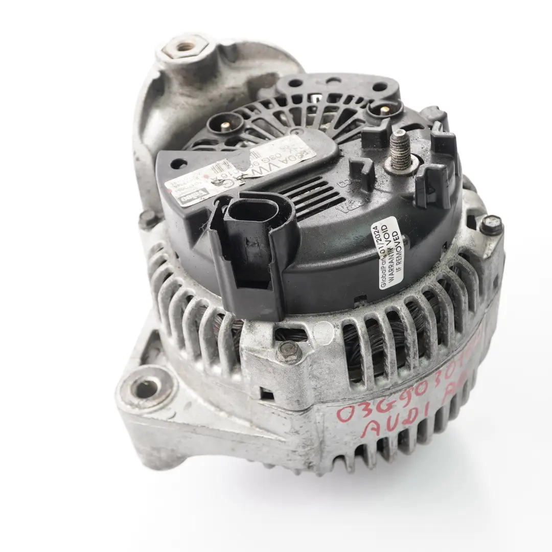 Audi A6 C6 2.0 TDI Alternator Generator 180A 14V - SKU 03G903016A - Part number 03G903016A
