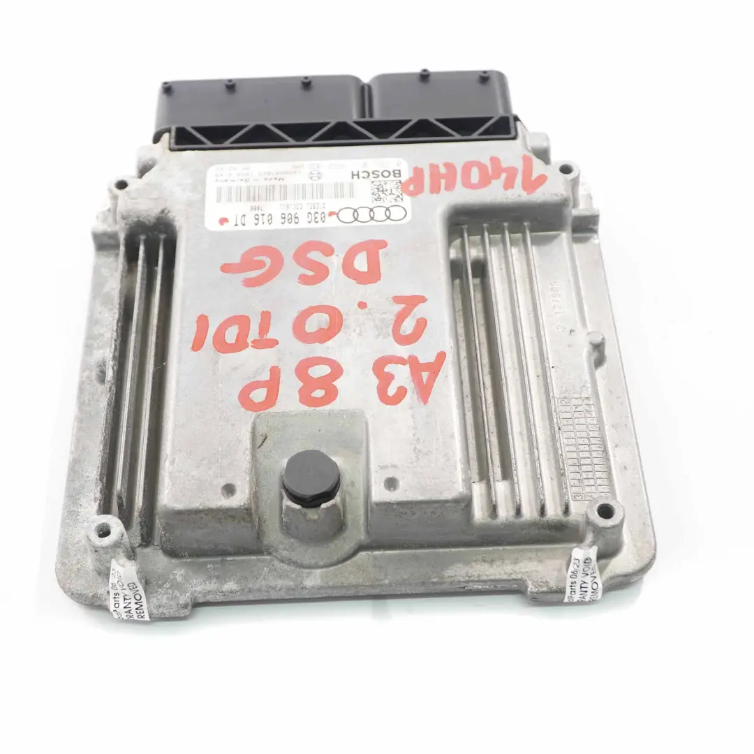 Audi A3 8P 2.0 TDI 140HP Diesel Engine Control Unit ECU Module DSG - SKU 03G906016DT - Part number 03G906016DT