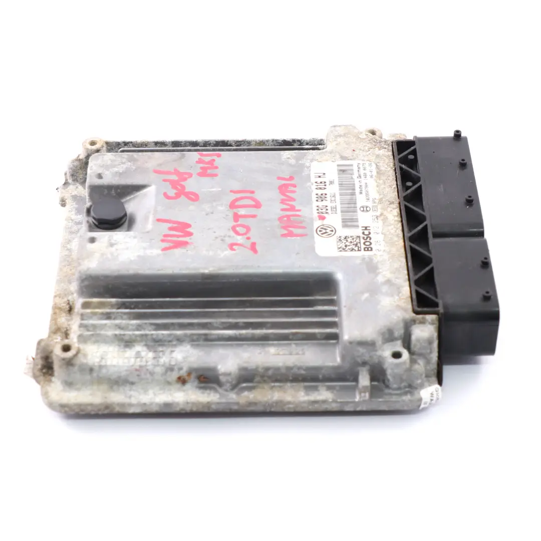 Volkswagen Golf 5 2.0 TDI Unidad de Control del Motor ECU Manual - SKU 03G906016HJ - Número de pieza 03G906016HJ