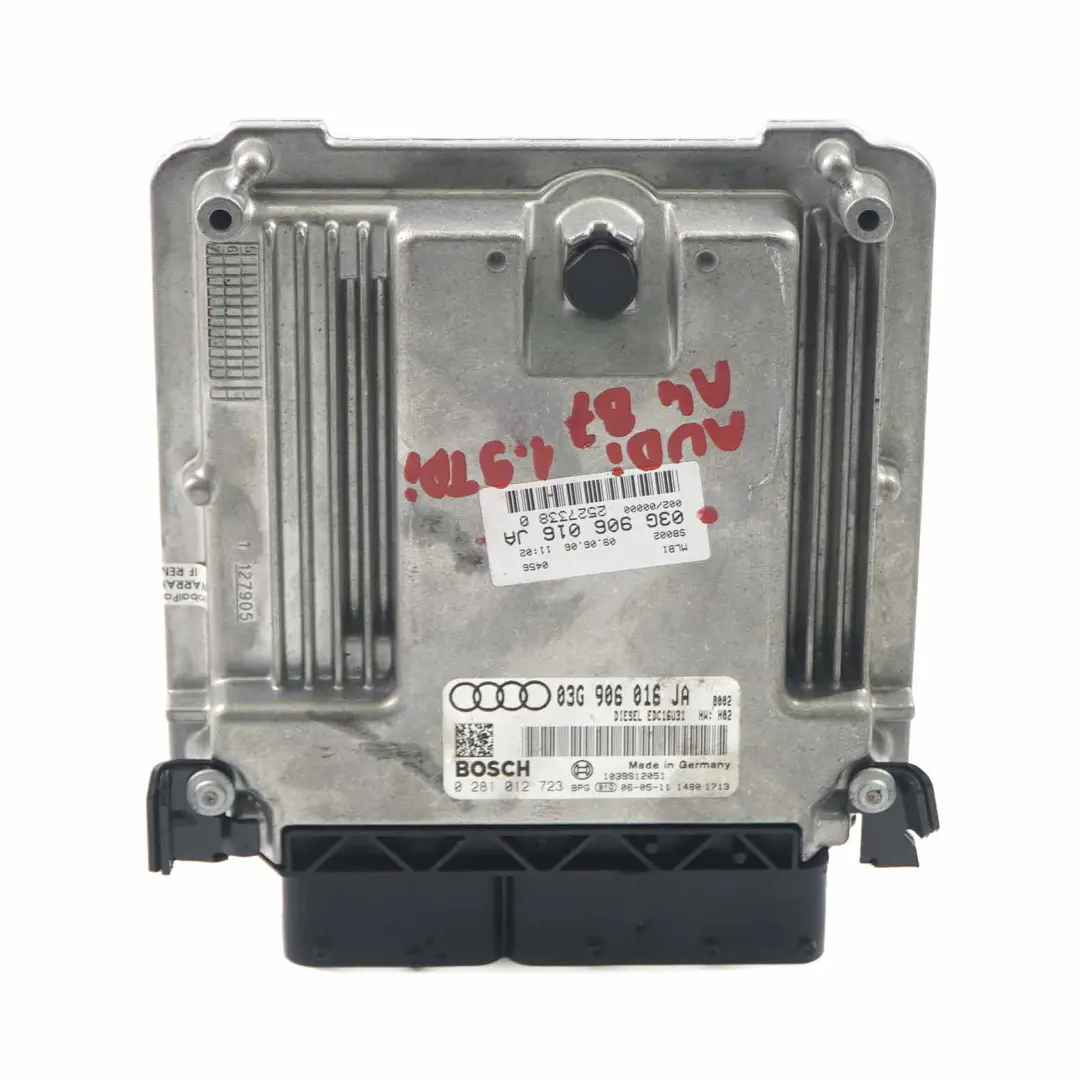 Module contrôle moteur ECU Boîte manuelle pour Audi A4 B7 1.9 TDI à propos du numéro de pièce 03G906016JA Audi A4 B7 1.9 TDI Module contrôle moteur ECU Boîte manuelle - SKU 03G906016JA - Numéro de pièce 03G906016JA