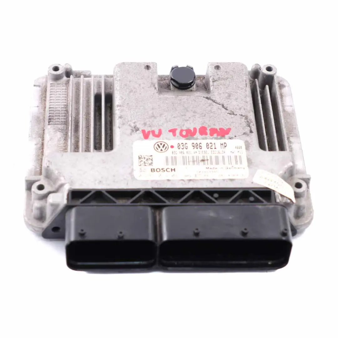Control Unit ECU to VW Volkswagen Touran TDI Diesel Engine with Part number 03G906021MP VW Volkswagen Touran TDI Diesel Engine Control Unit ECU - SKU 03G906021MP - Part number 03G906021MP