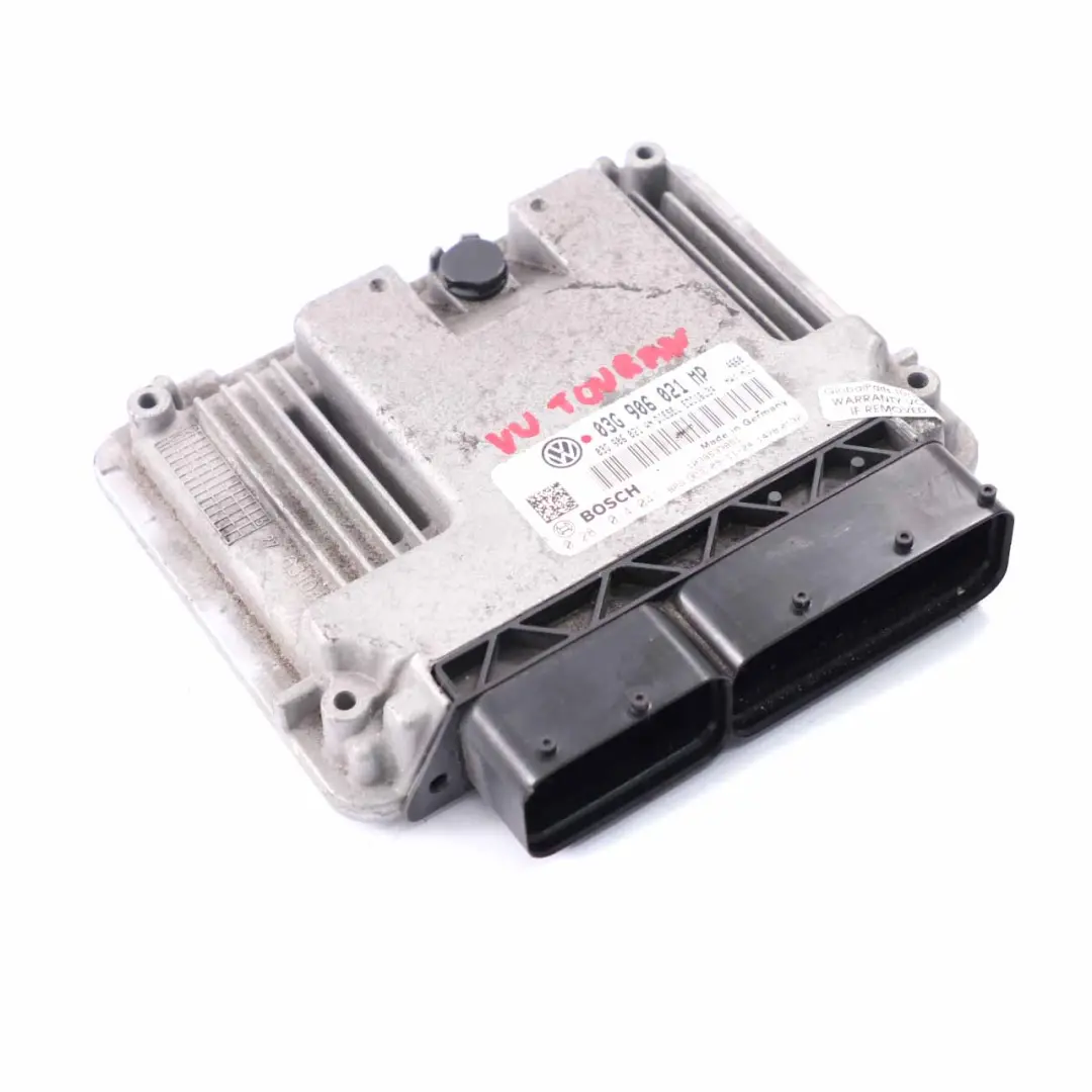 Motorsteuergerät ECU für VW Volkswagen Touran TDI Diesel mit Teilenummer 03G906021MP VW Volkswagen Touran TDI Diesel Motorsteuergerät ECU - SKU 03G906021MP - Teilenummer 03G906021MP