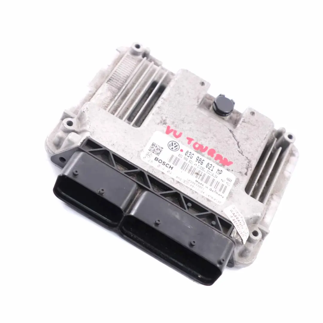 Motorsteuergerät ECU für VW Volkswagen Touran TDI Diesel mit Teilenummer 03G906021MP VW Volkswagen Touran TDI Diesel Motorsteuergerät ECU - SKU 03G906021MP - Teilenummer 03G906021MP