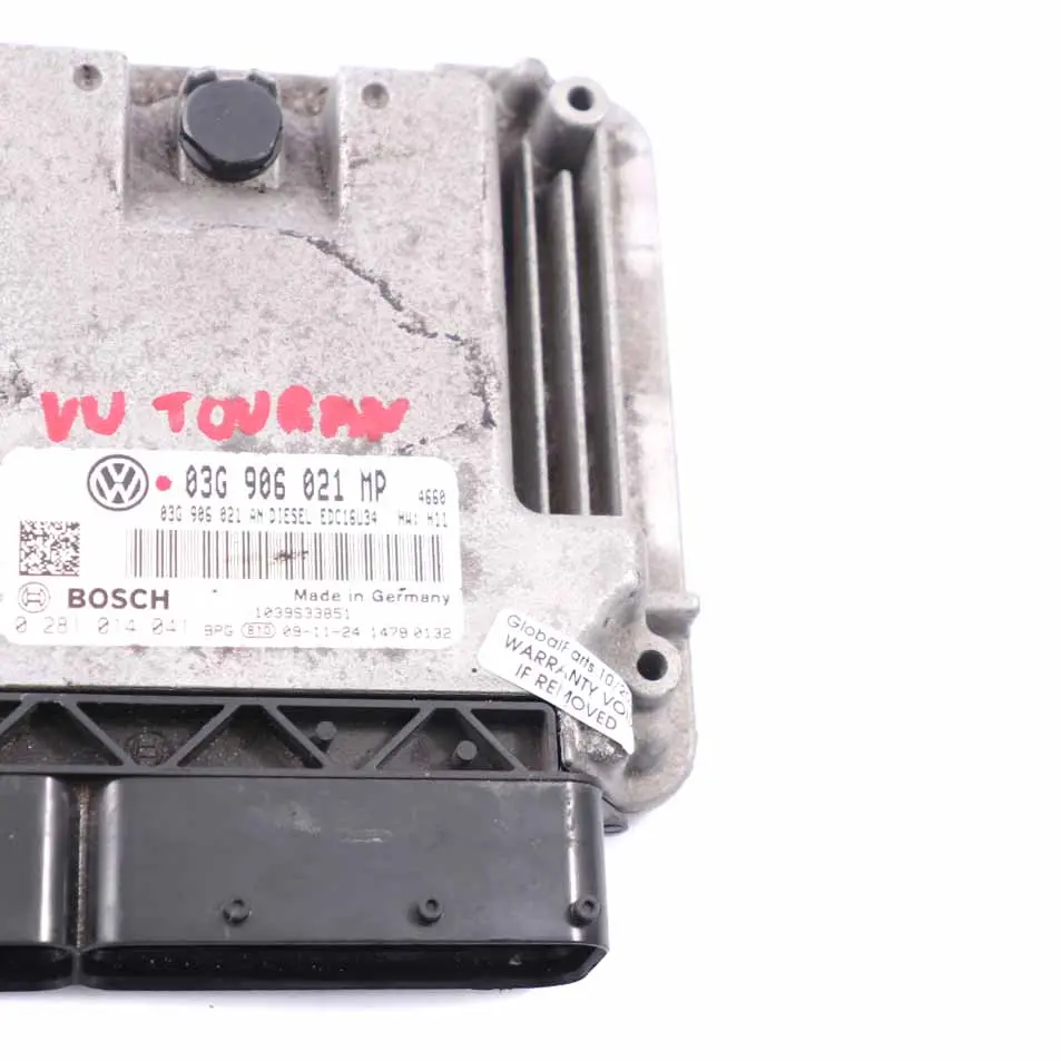 VW Volkswagen Touran TDI DieselUnité De Contrôle Du Moteur ECU - SKU 03G906021MP - Numéro de pièce 03G906021MP