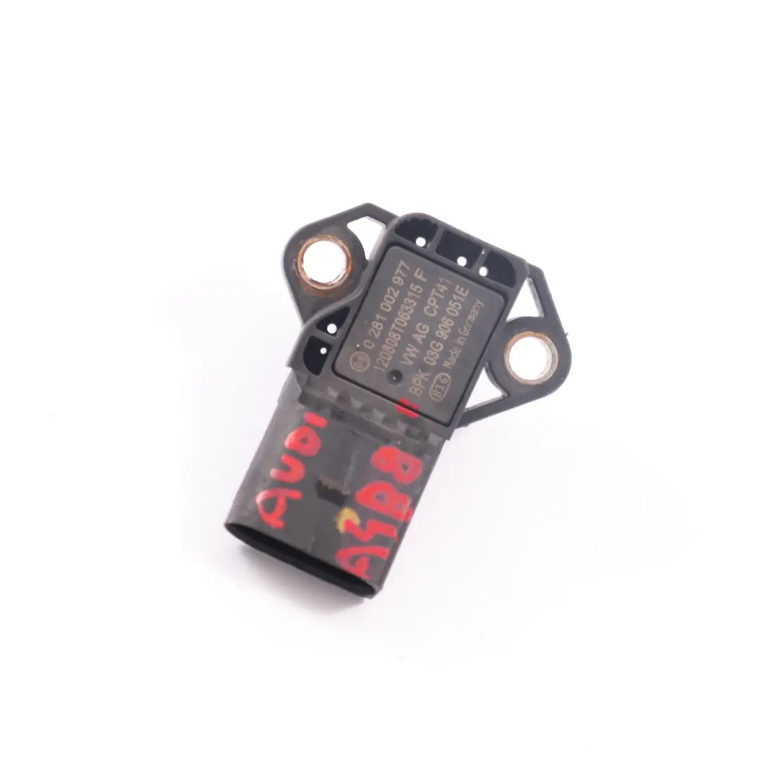 VW Audi Seat Skoda MAP Sensor de presión Audi A4 B8 admisión - SKU 03G906051E - Número de pieza 03G906051E