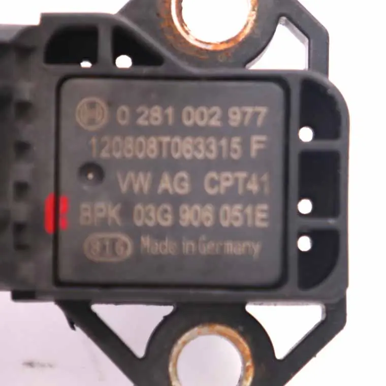 VW Audi Seat Skoda MAP Sensor de presión Audi A4 B8 admisión - SKU 03G906051E - Número de pieza 03G906051E