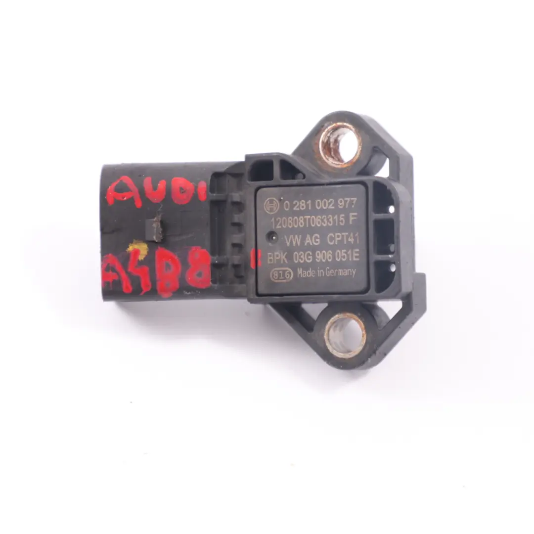 MAP Drucksensor Audi A4 B8 Einlasskrümmer für VW Audi Seat Skoda mit Teilenummer 03G906051E VW Audi Seat Skoda MAP Drucksensor Audi A4 B8 Einlasskrümmer - SKU 03G906051E - Teilenummer 03G906051E