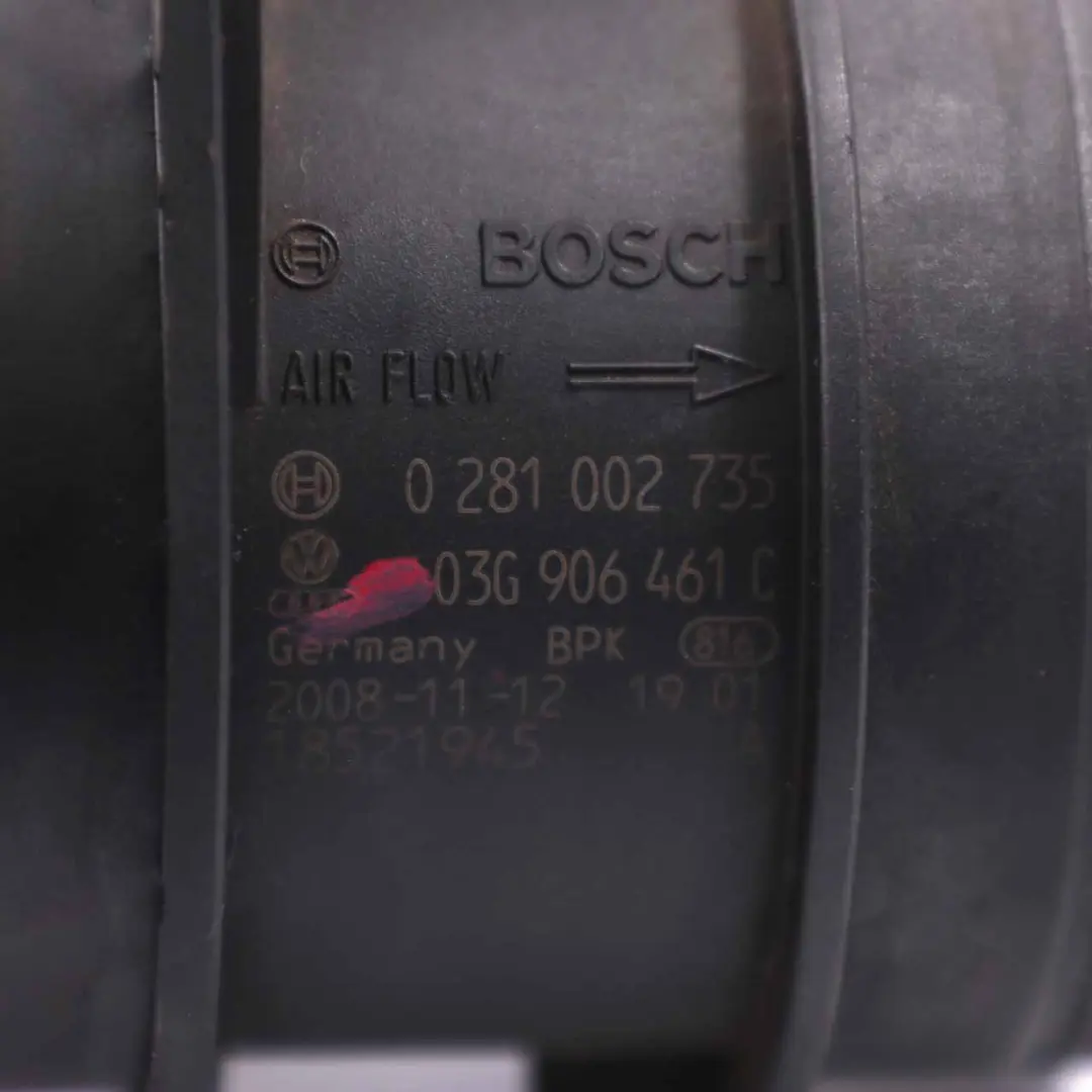 VW Golf6 2.0TDI Przepływomierz Powietrza - SKU 03G906461C - Numer Części 03G906461C