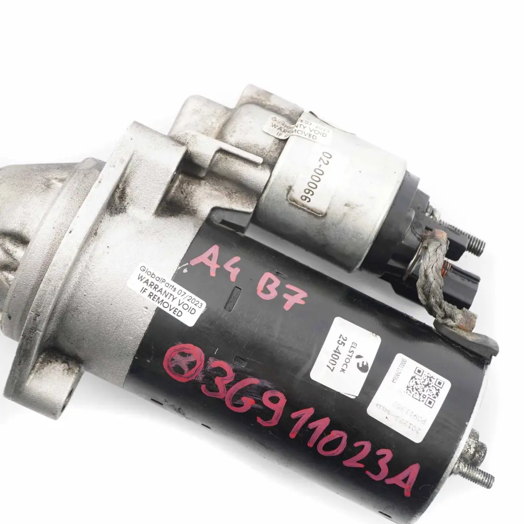 Audi A4 B7 2.0 TDI Starter Motor Engine Diesel - SKU 03G911023A - Part number 03G911023A