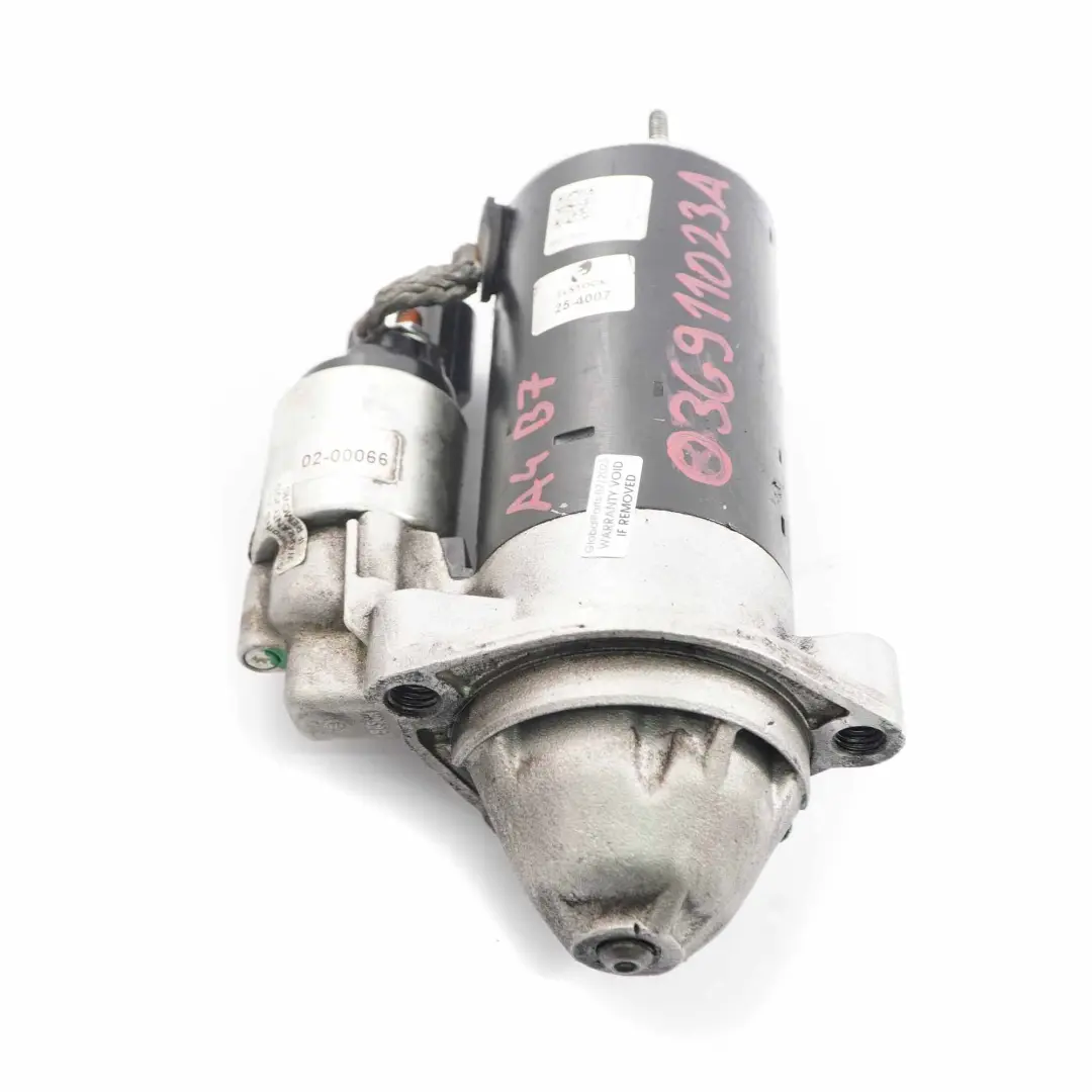 Audi A4 B7 2.0 TDI Starter Motor Engine Diesel - SKU 03G911023A - Part number 03G911023A