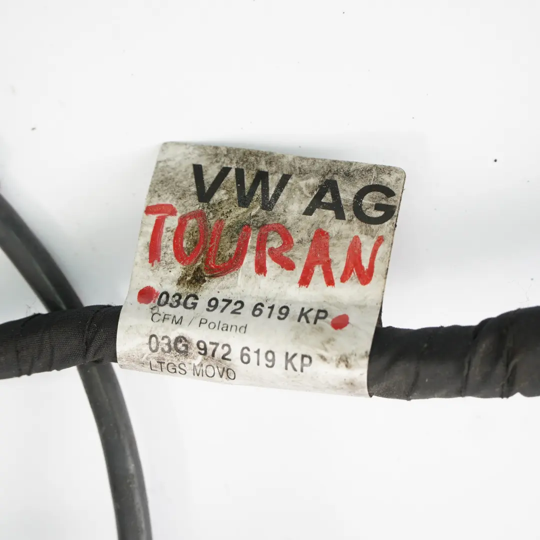 Volkswagen VW Touran 2.0 TDI BKD Motor Kabelbaum Kabelsatz - SKU 03G972619KP - Teilenummer 03G972619KP