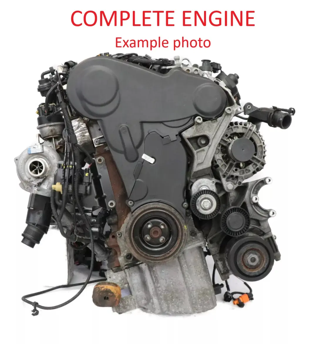 Audi A4 B8 A5 8T 2.0 TDI Diesel Moteur Nu CJCB 136CV avec 159 000 km, WARRANTY - SKU 03L100031C - Numéro de pièce 03L100031C