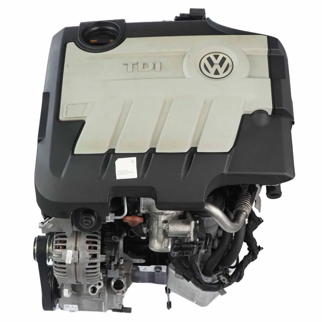 VW Golf 6 Passat B6 2.0 TDI CBDC Complete Engine 110HP with 79k miles, WARRANTY - SKU 03L100033S-1 - Part number 03L100033S