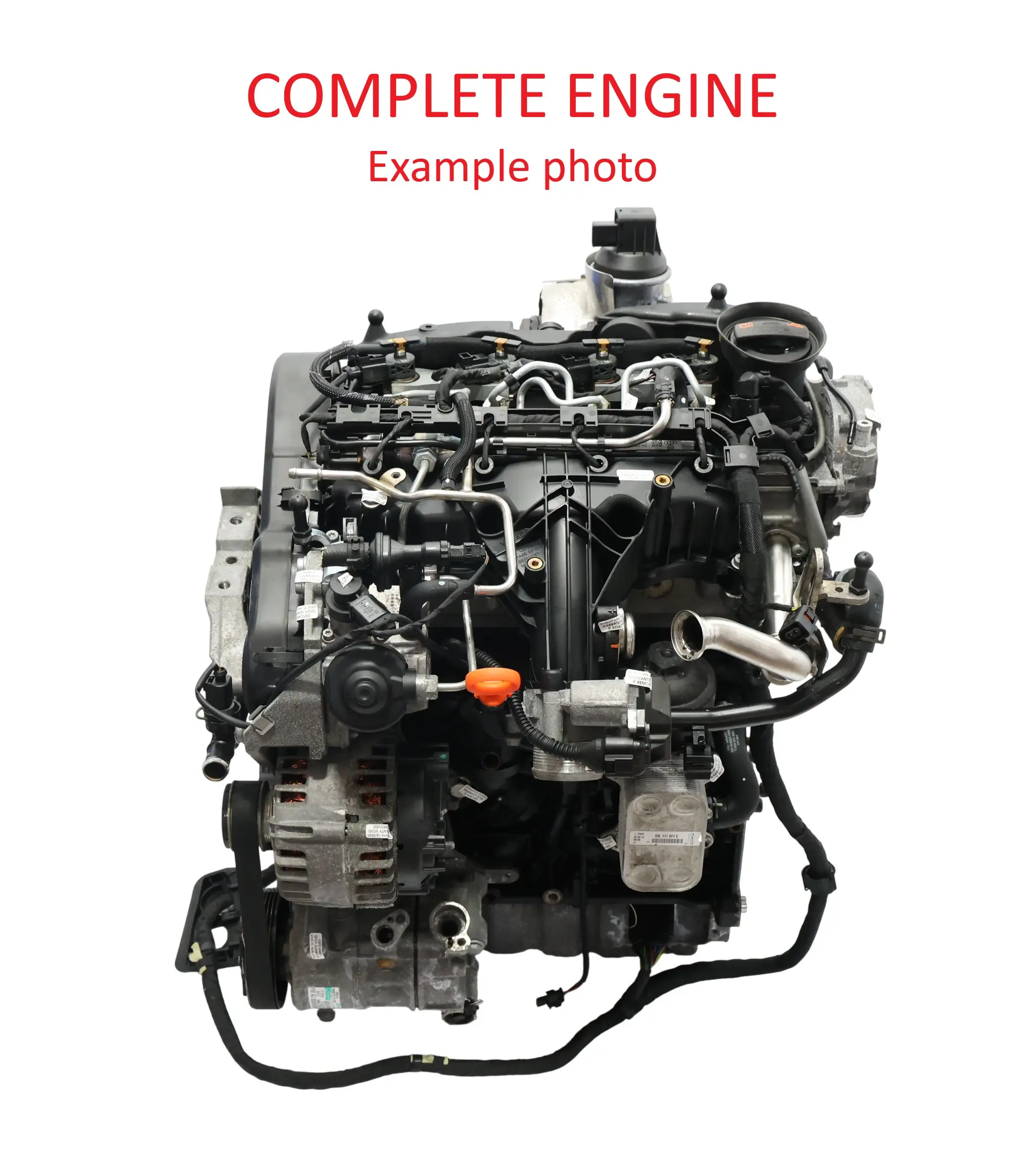 VW Golf MK6 Seat Altea 5P Leon 1P Unkomplett Motor CFHC 2.0 TDI 140PS GARANTIE