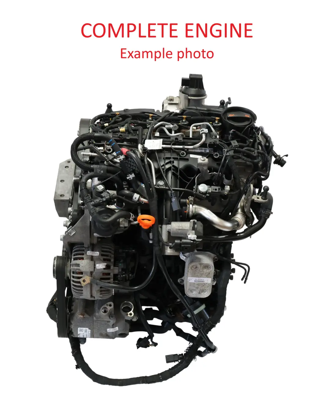 Audi A1 8X Seat Ibiza Mk4 6J 2.0 TDI Bare Engine CFHD 143HP 99k miles, WARRANTY - SKU 03L100034A - Part number 03L100034A
