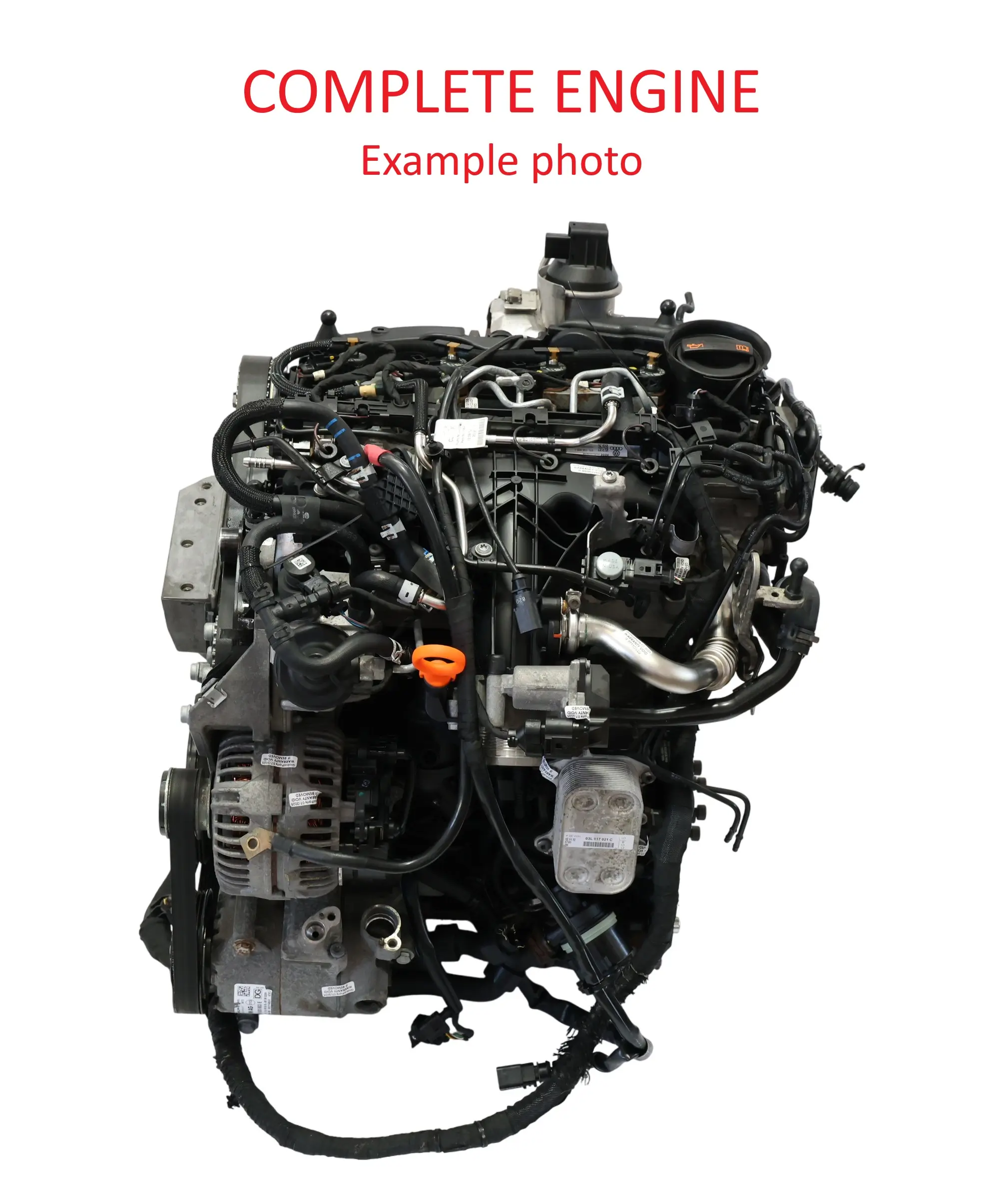 Audi A1 8X Seat Ibiza Mk4 6J 2.0 TDI Bare Engine CFHD 143HP 99k miles, WARRANTY
