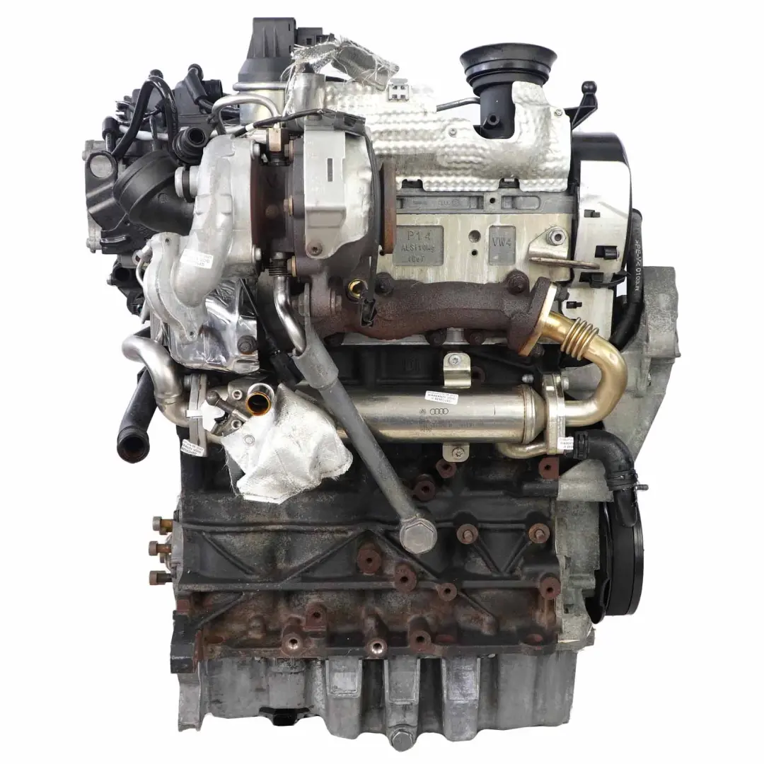 VW Golf 6 Passat B6 2.0 TDI CBAB Kompletter Motor 140PS mit 129 000 km, GARANTIE - SKU 03L100034F-1 - Teilenummer 03L100034F-1