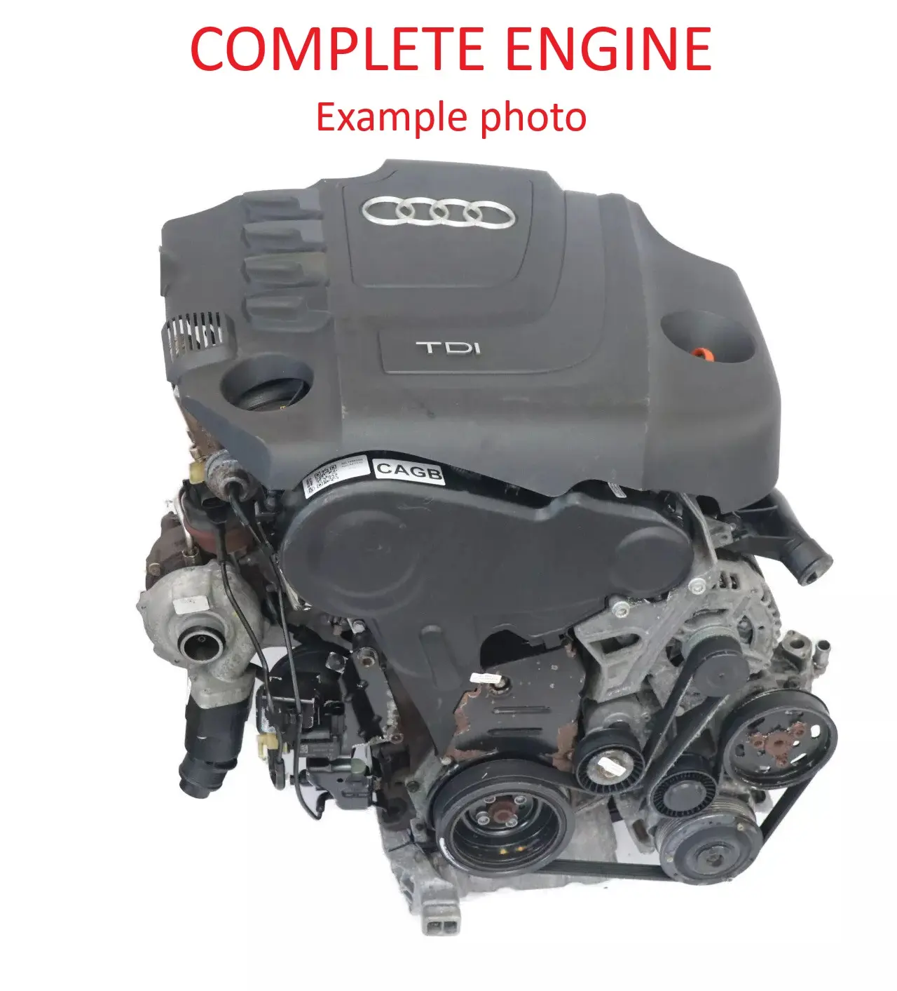 Audi A6 C6 A4 B8 2.0 TDI Diesel Motore Nudo CAGB 136HP con 235 000 km, GARANZIA