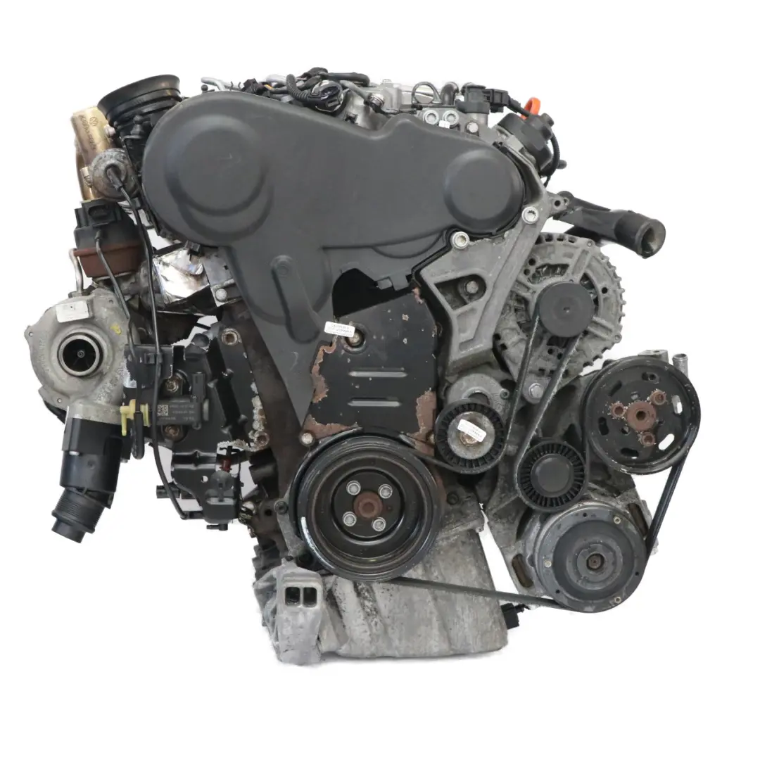 Bare Engine CAGB 136HP with 149k miles, WARRANTY Audi A6 C6 A4 B8 2.0 TDI Diesel - SKU 03L100034H - Part number 03L100034H