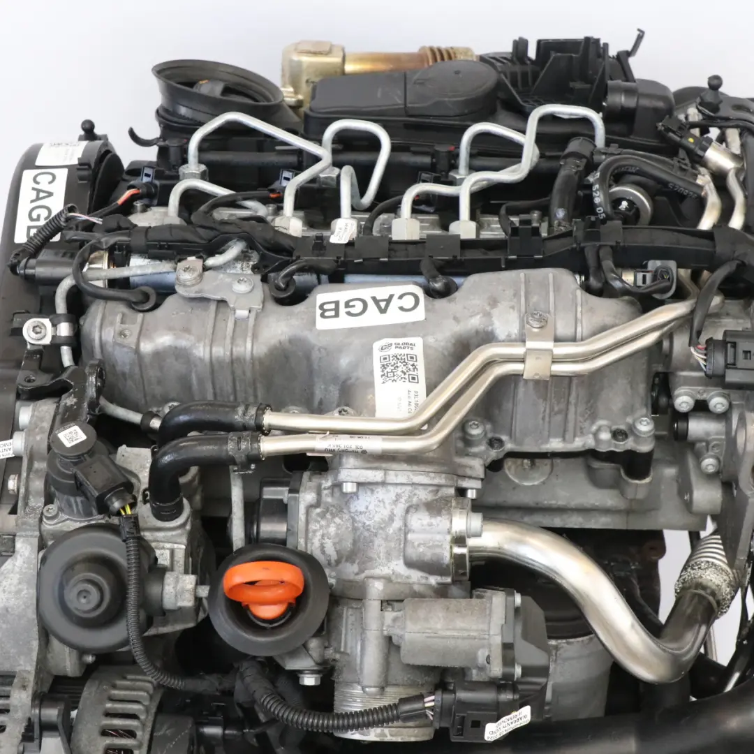 Bare Engine CAGB 136HP with 149k miles, WARRANTY Audi A6 C6 A4 B8 2.0 TDI Diesel - SKU 03L100034H - Part number 03L100034H