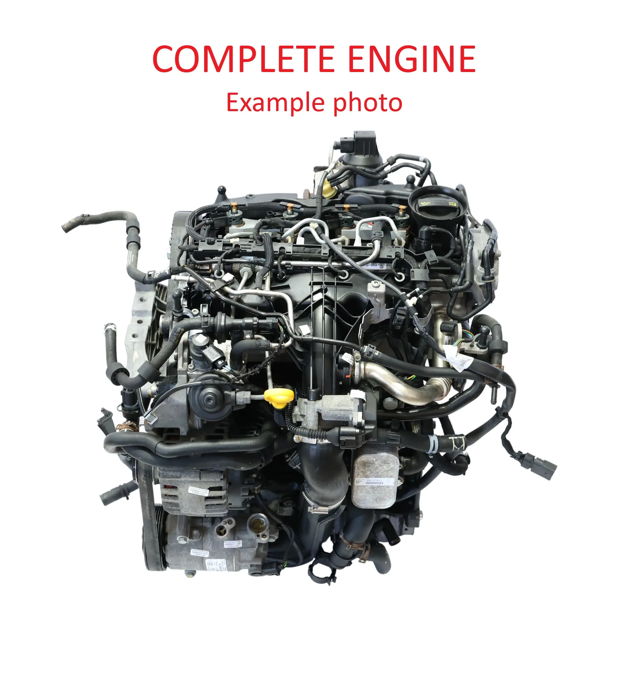 VW Caddy III Skoda Yeti Octavia II Bare Engine CFHF 2.0 TDI 110HP 99k, WARRANTY