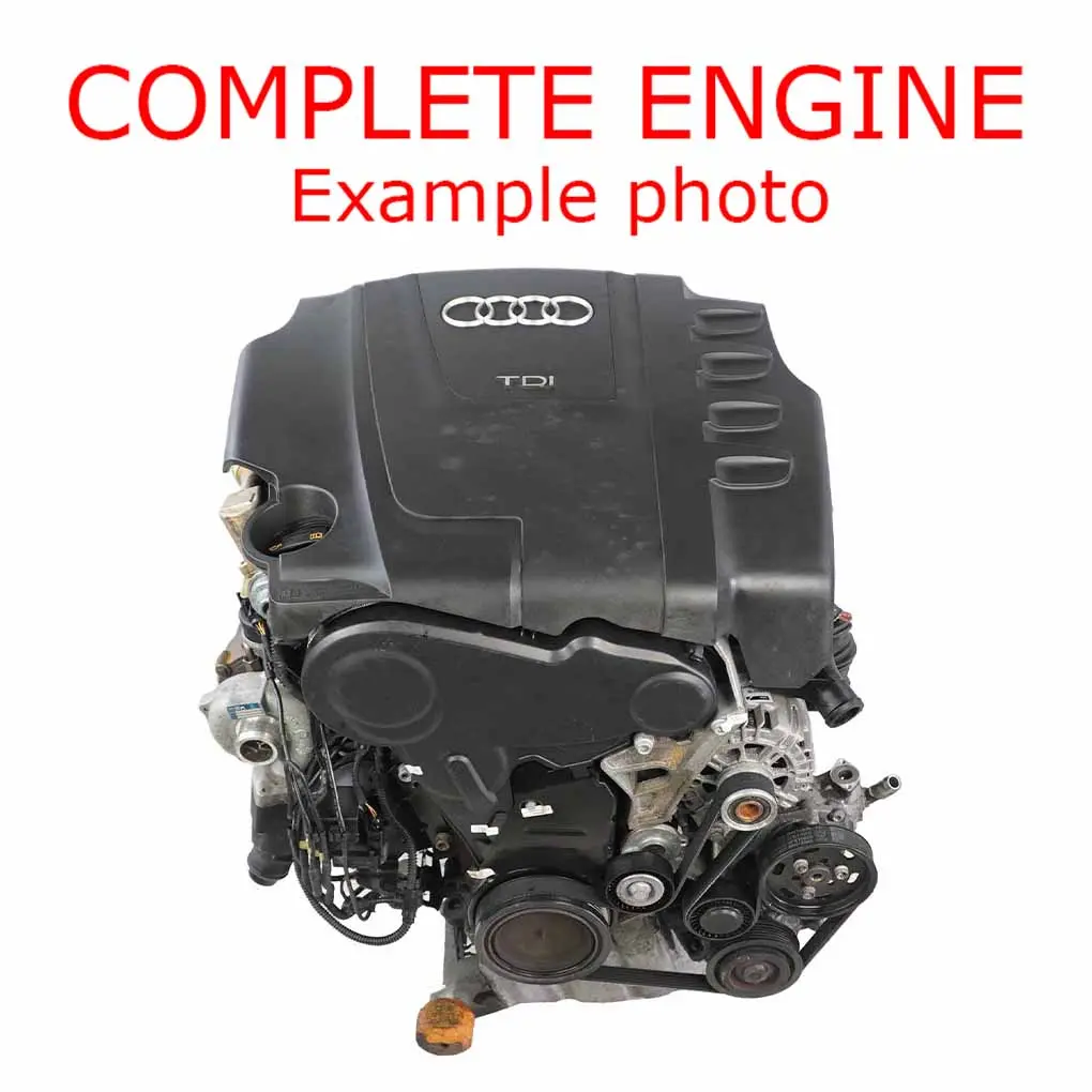 CAGA Diesel Bare Engine 143HP with 99k miles, WARRANTY Audi A4 B8 2.0 TDI - SKU 03L100036 - Part number 03L100036-1