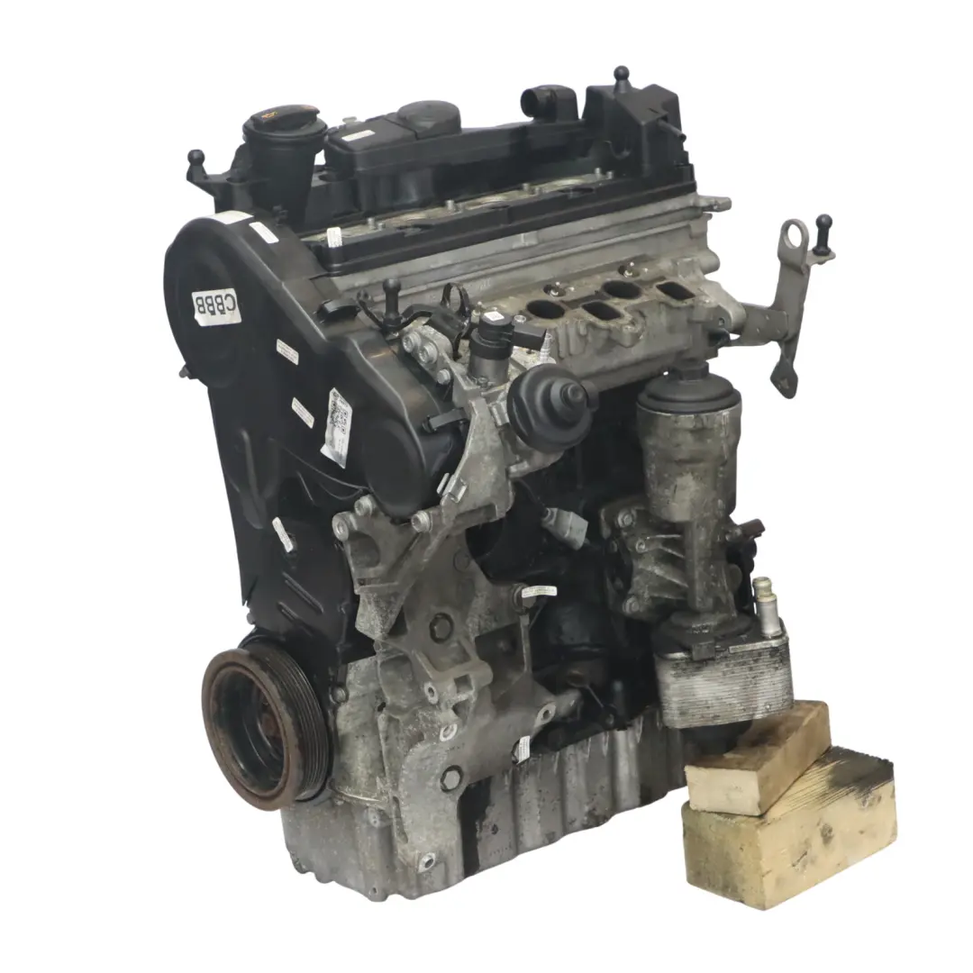 Audi A3 8P VW Golf Mk6 Passat B6 2.0 TDI CBBB Motor Desnudo 170HP 159k, GARANTÍA - SKU 03L100090D - Número de pieza 03L100090D