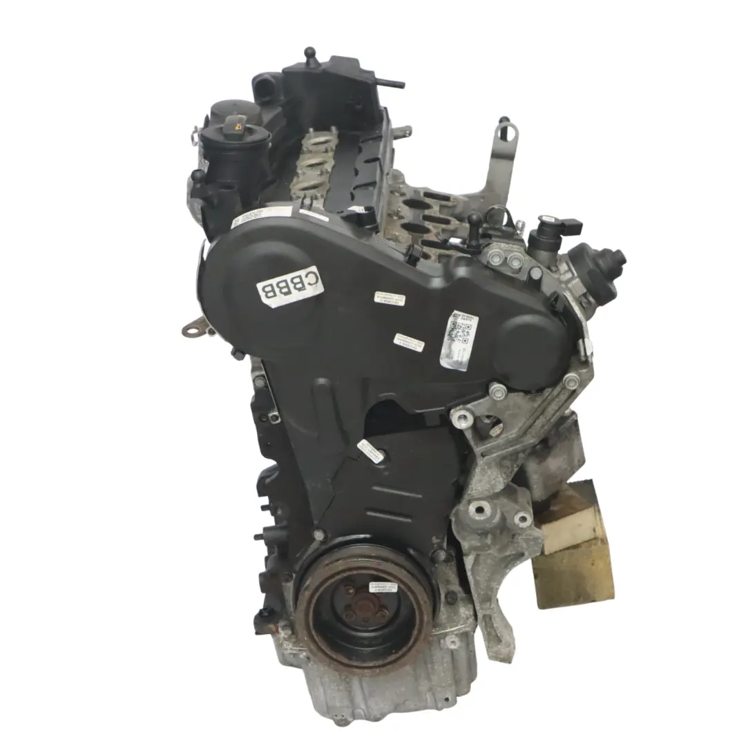 Audi A3 8P VW Golf Mk6 Passat B6 2.0 TDI CBBB Motor Desnudo 170HP 159k, GARANTÍA - SKU 03L100090D - Número de pieza 03L100090D