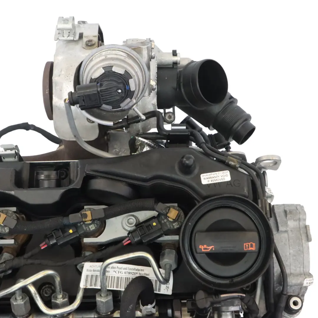 CFGC Moteur Complet 177CV 135k, GARANTIE Volkswagen Passat B7 Audi Q3 8U 2.0 TDI - SKU 03L100090J-2 - Numéro de pièce 03L100090J
