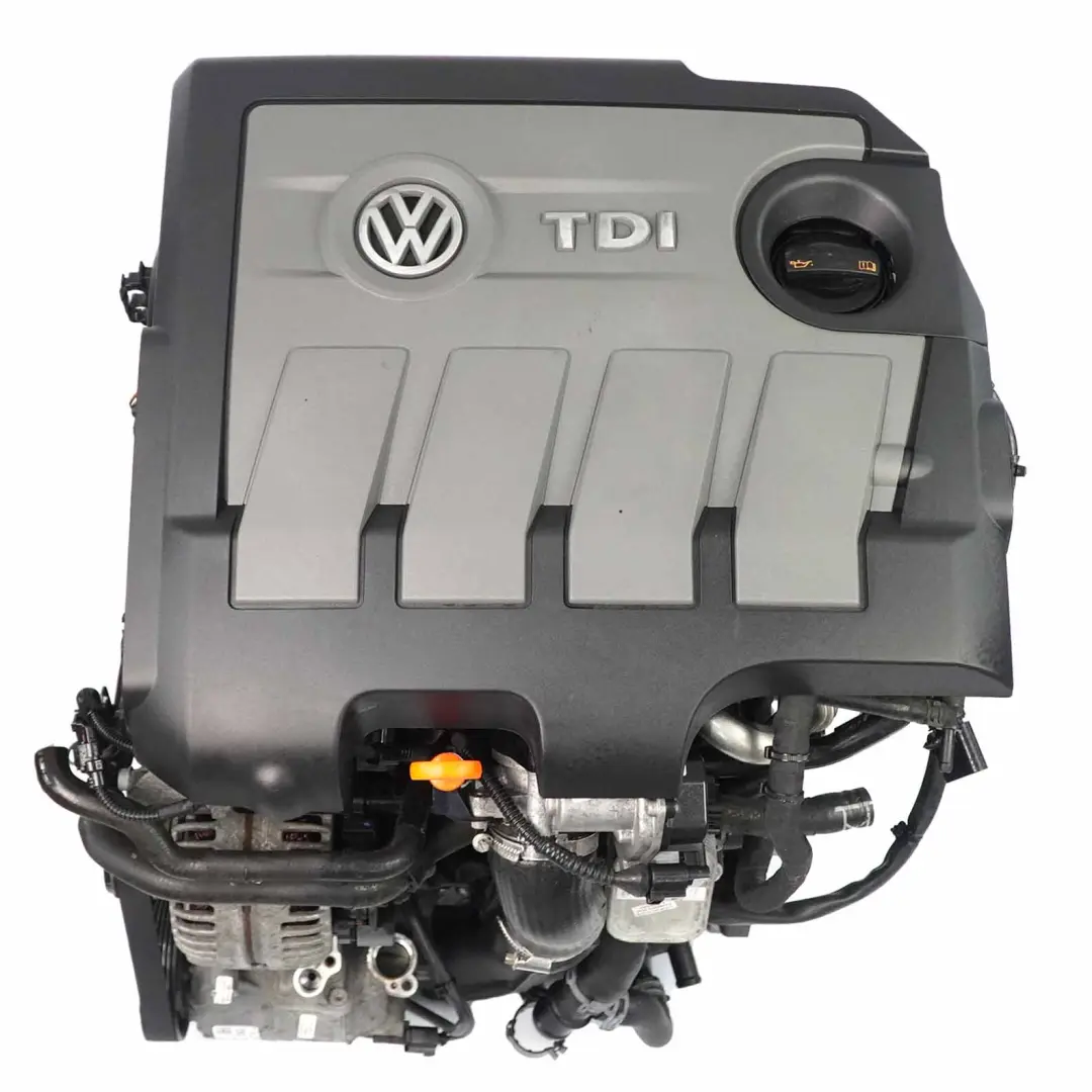 VW Volkswagen Caddy 1.6 TDI 102HP Complete Engine CAYD with 47k miles, WARRANTY - SKU 03L100090P-1 - Part number 03L100090P