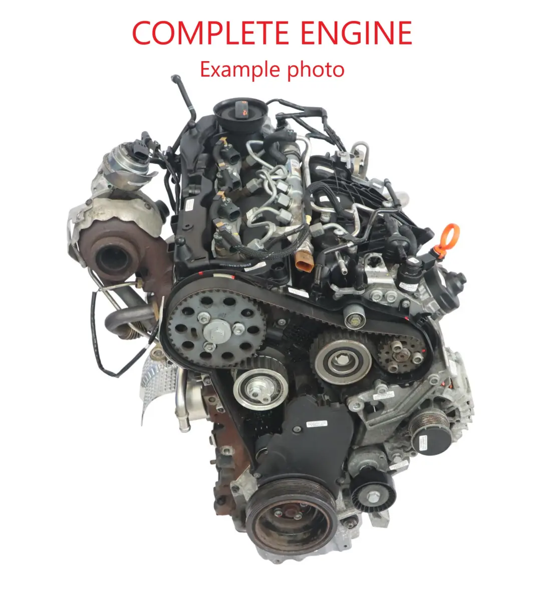 VW Passat B7 Golf Mk6 Audi A3 8P 2.0 TDI Bare Engine CFGB 170HP 99k, WARRANTY - SKU 03L100090R-2 - Part number 03L100090R