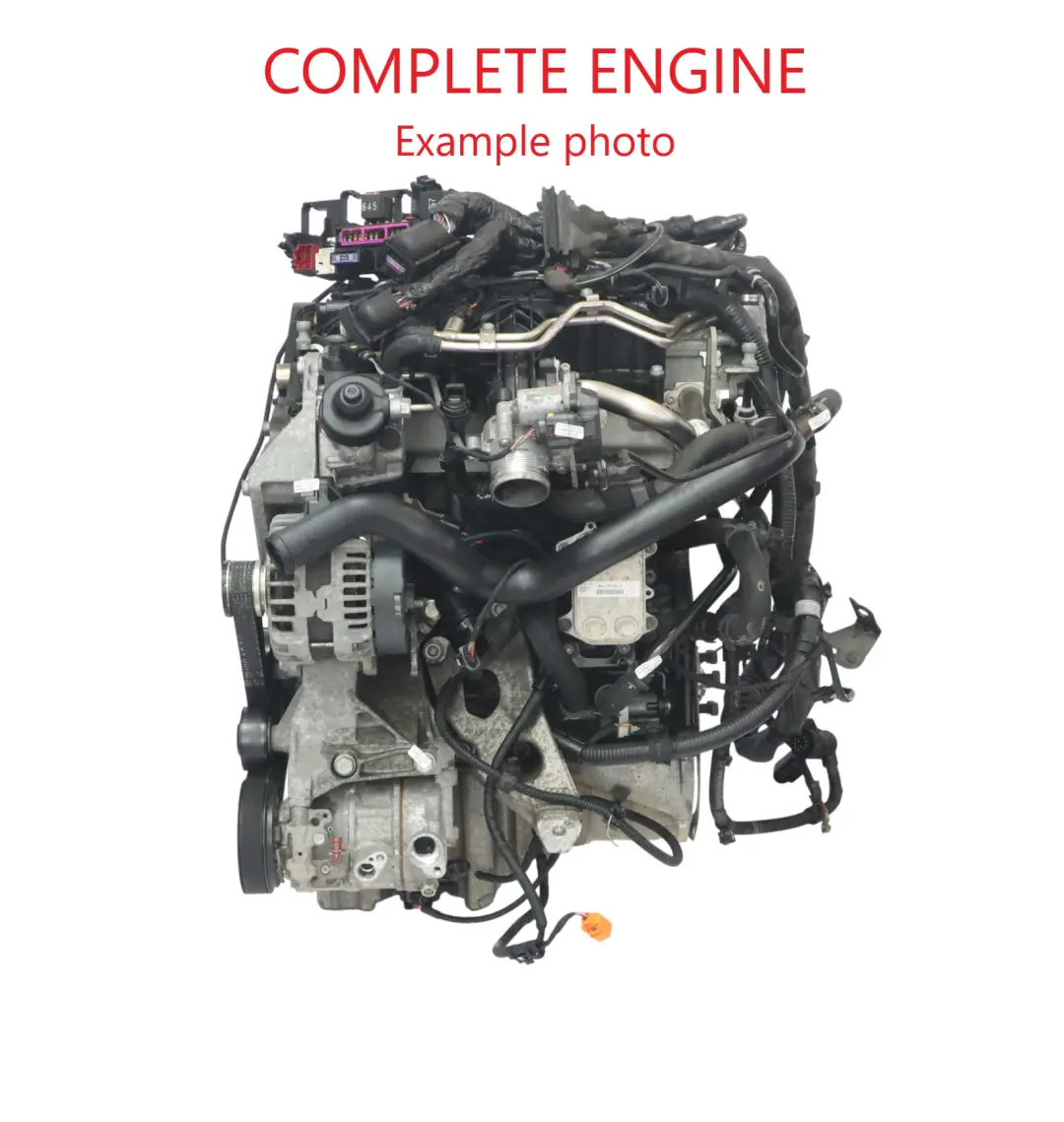 Bare Engine CJCD 150HP with 85k miles, WARRANTY Audi A4 B8 A5 8T Q5 8R 2.0 TDI - SKU 03L100091E - Part number 03L100091E