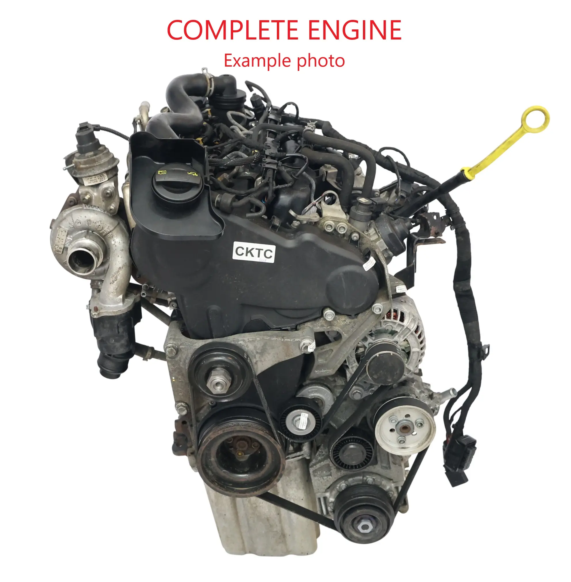 VW Volkswagen Crafter 2.0 TDI Bare Engine CKTC 136HP 149k miles, WARRANTY