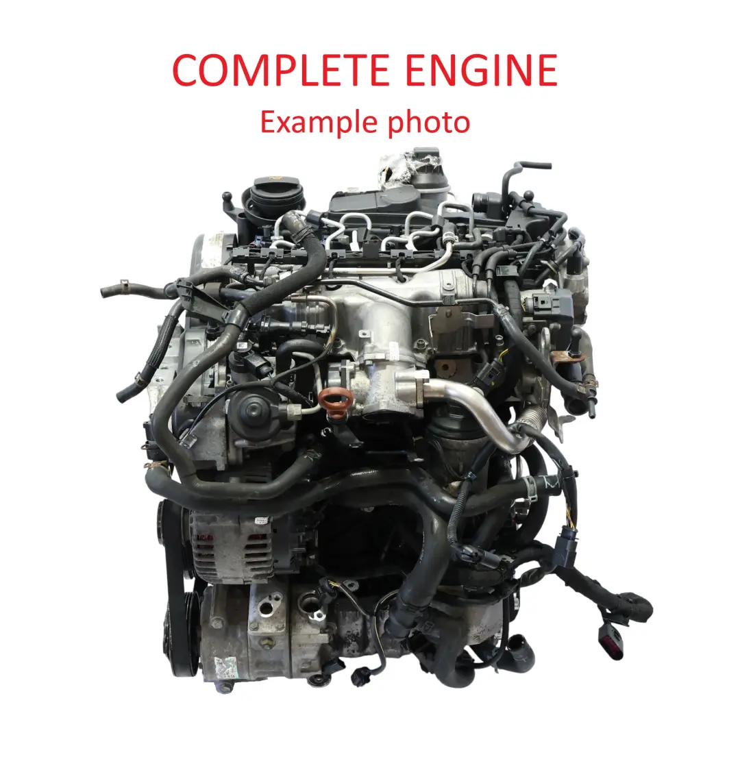 Skoda Octavia II RS Seat Leon 1P Bare Engine CEGA 2.0 TDI 170HP 99k, WARRANTY - SKU 03L100103DX - Part number 03L100103DX